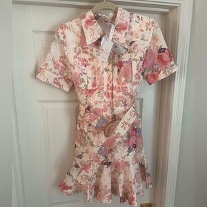 Miss Rosier XL mini dress flower fits a size 10